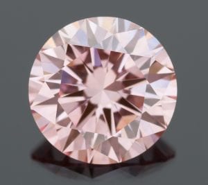 Loose pink lab-grown diamonds